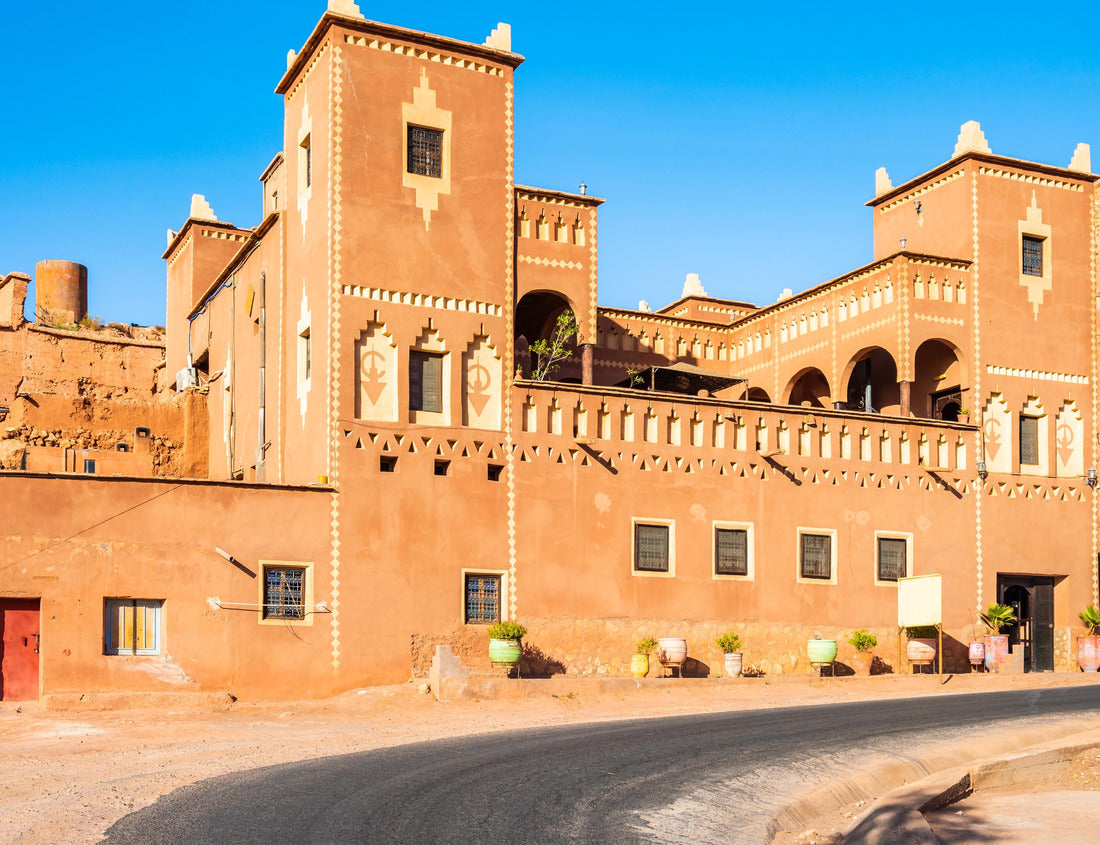 old ancient village in Dades valley between Telouet and Anmiter towns in Atlas Mountains, Morocco, North Africa 1000pc Puzzle