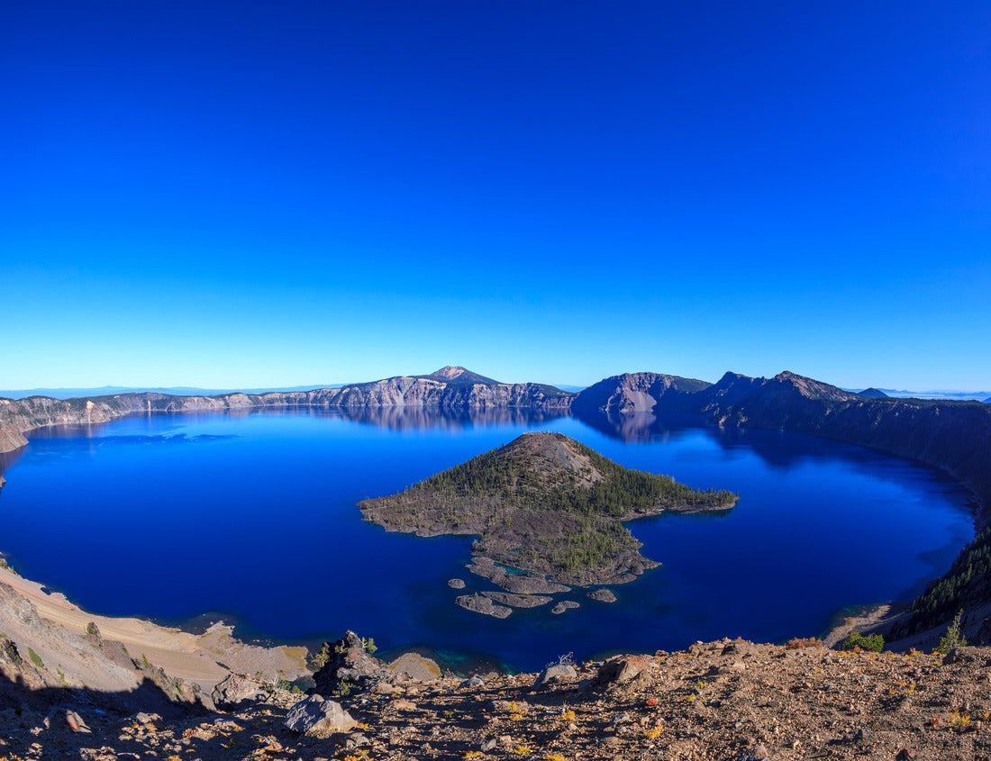Noah Jigsaw Puzzle Crater Lake and Wizard Island in Crater Lake National Park: Crater Lake, Oregon, USA 1000 pieces