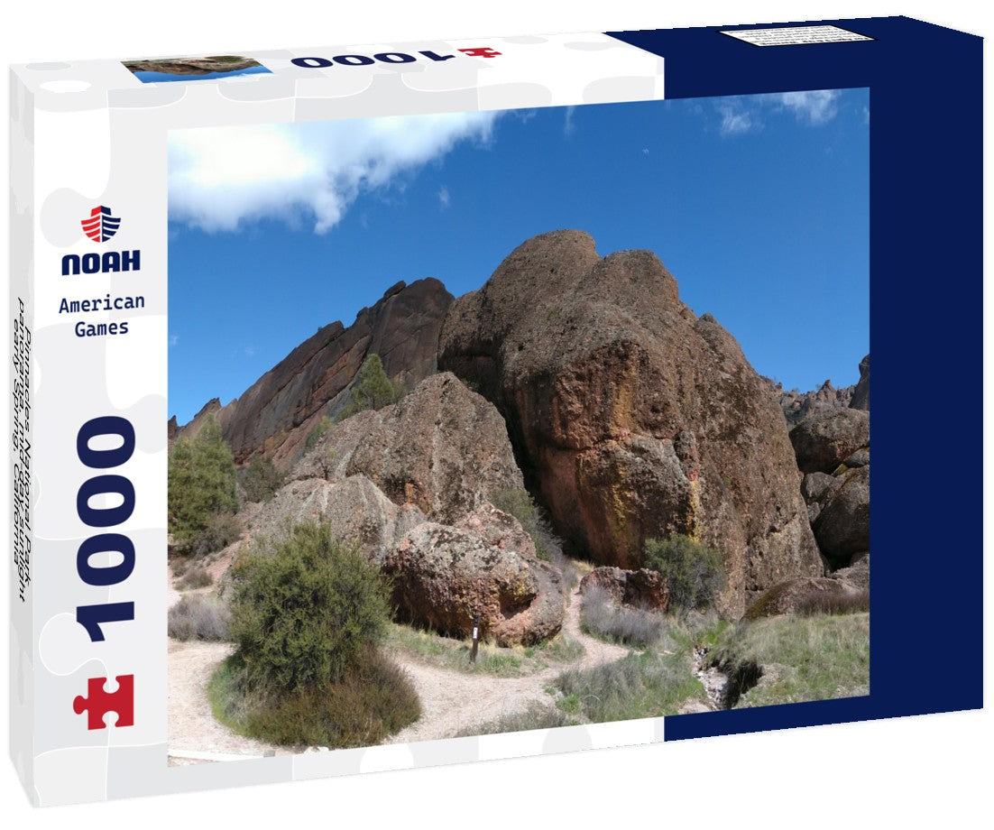 Pinnacles National Park, mid-day sunlight, early Spring, California 1000pc Puzzle