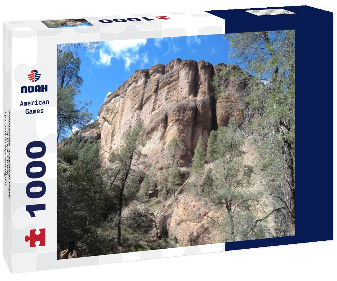 Pinnacles National Park, a rock close-up, mid-day sunlight, early Spring, California 1000pc Puzzle