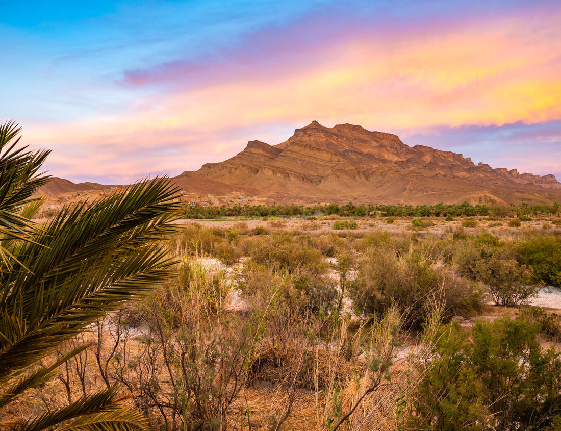 Noah Jigsaw Puzzle View of Jebel Kissane mountain at sunset near Agdz town in Atlas Mountains, Morocco, North Africa 1000 pieces