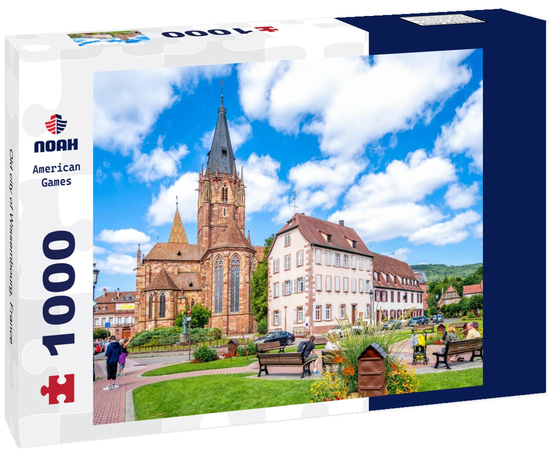 Old city of Wissembourg, France 1000pc Puzzle