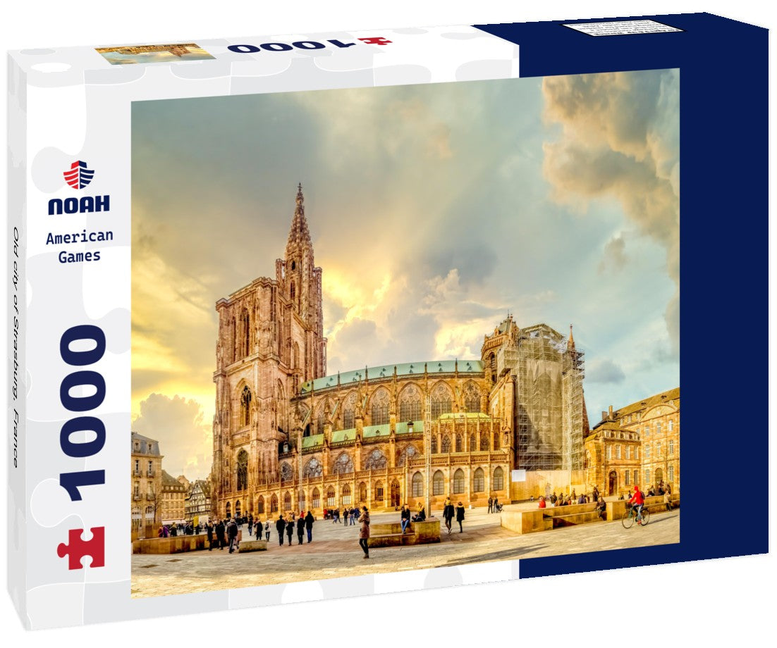 Old city of Strasburg, France 1000pc Puzzle