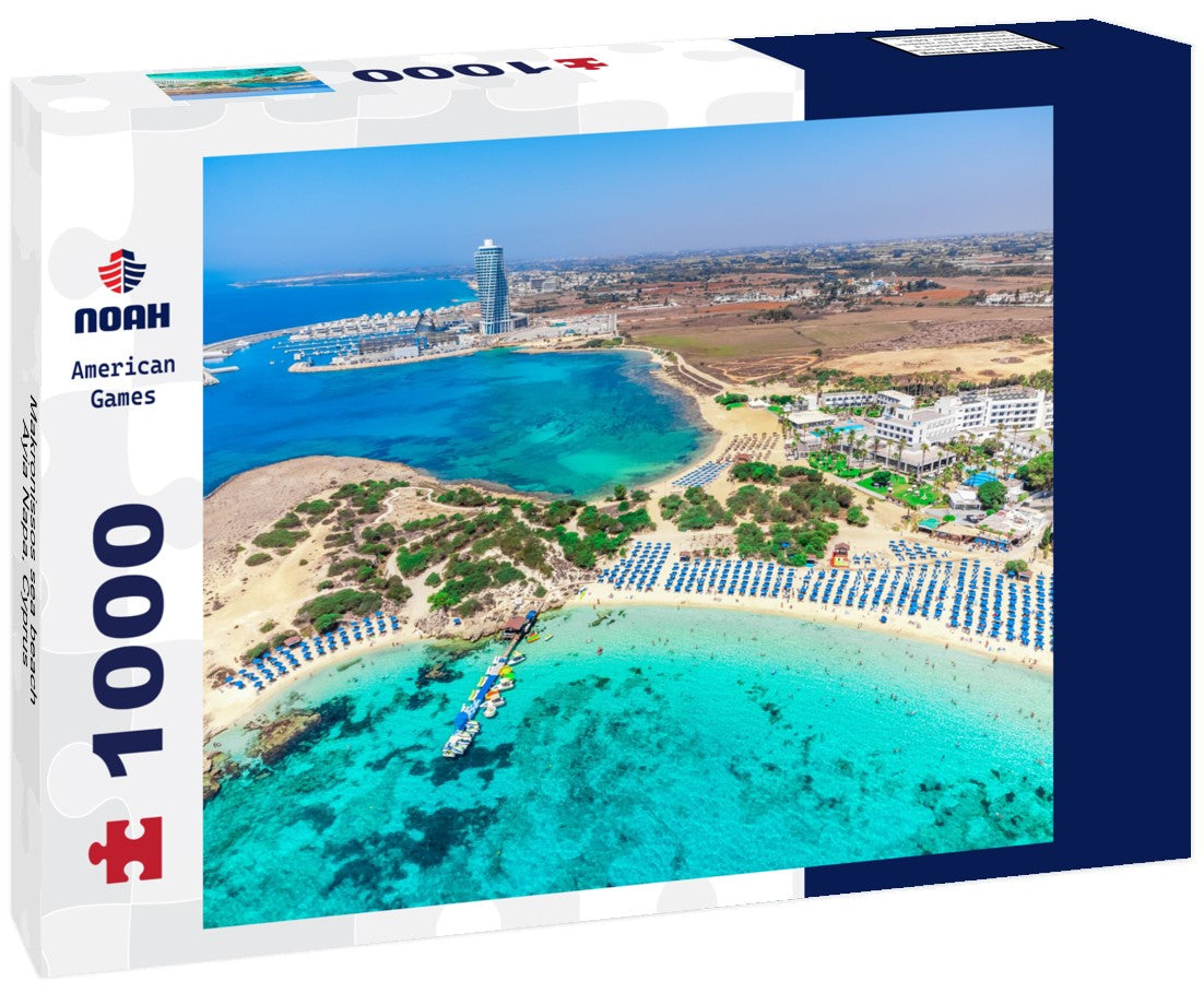 Noah Jigsaw Puzzle Makronissos sea beach, Ayia Napa, Cyprus 1000 pieces