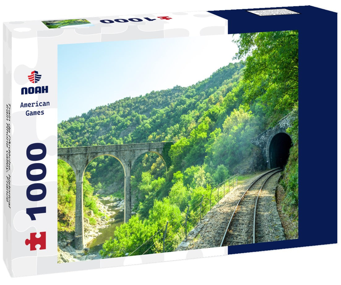 Train de l'Ardèche, historical train Rhone valley, France 1000pc Puzzle