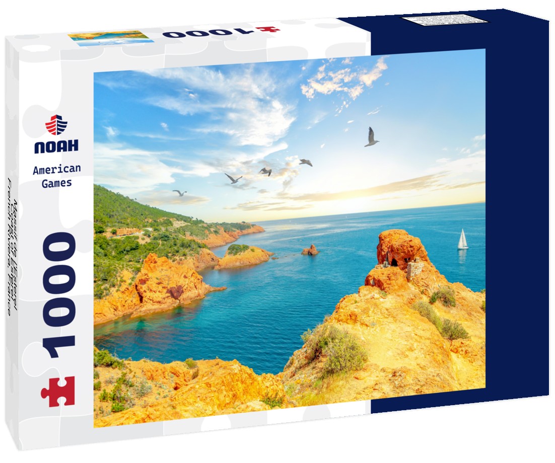 Noah Jigsaw Puzzle Massif de l'Esterel, Coast of Esterel, French Riviera, France 1000 pieces