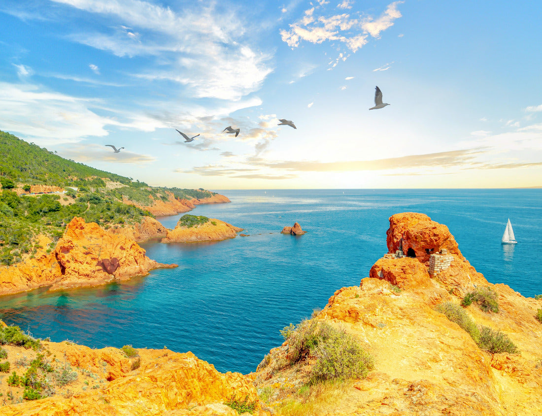 Noah Jigsaw Puzzle Massif de l'Esterel, Coast of Esterel, French Riviera, France 1000 pieces