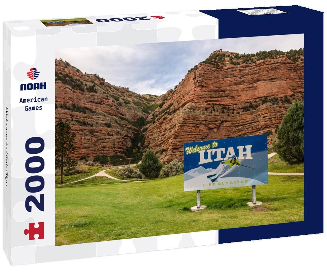 Welcome to Utah Sign 2000pc Puzzle