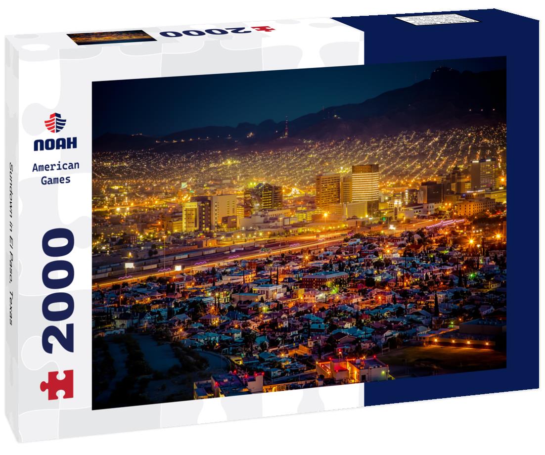 Noah Jigsaw Puzzle Sundown in El Paso, Texas 2000 pieces