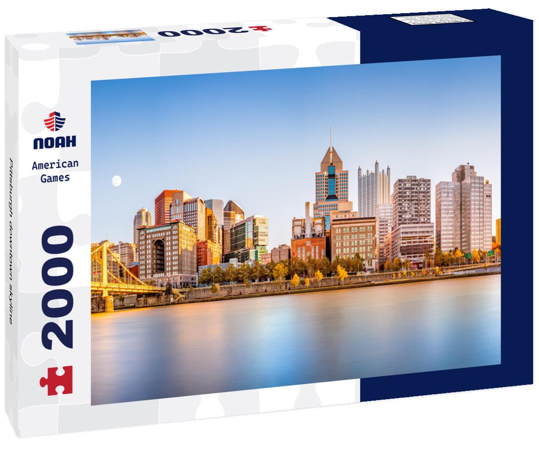 Noah Jigsaw Puzzle Pittsburgh downtown skyline 2000 pieces