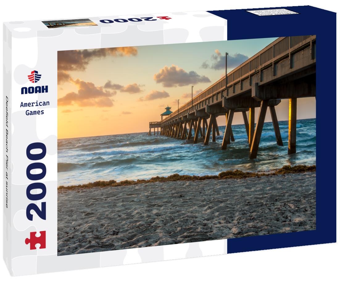 Noah Jigsaw Puzzle Deefield Beach Pier at sunrise 2000 pieces
