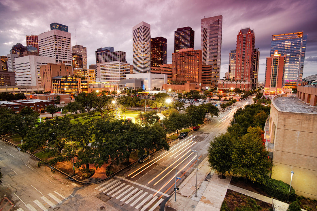 Noah Jigsaw Puzzle Downtown Houston skyline at dusk 2000 pieces