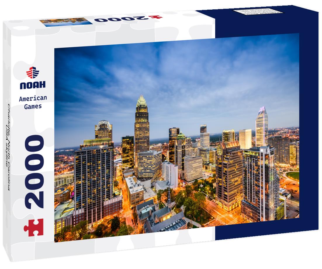 Noah Jigsaw Puzzle Charlotte, North Carolina, USA skyline 2000 pieces