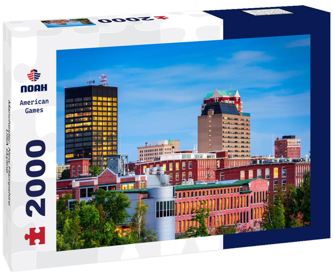 Noah Jigsaw Puzzle Manchester, New Hampshire, USA skyline 2000 pieces