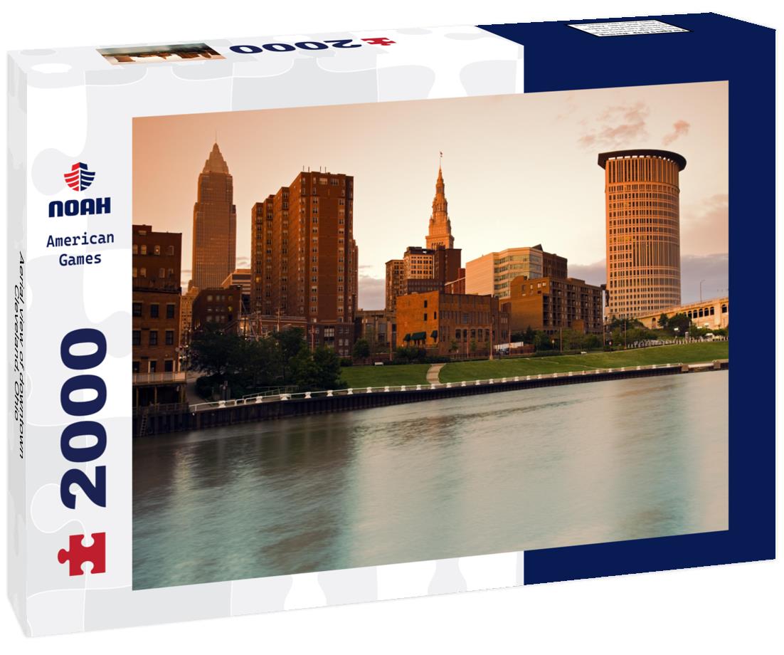 Noah Jigsaw Puzzle Aerial view of downtown Cleveland, Ohio 2000 pieces