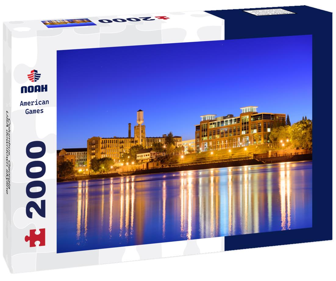 Noah Jigsaw Puzzle Columbus, Georgia, USA downtown skyline 2000 pieces