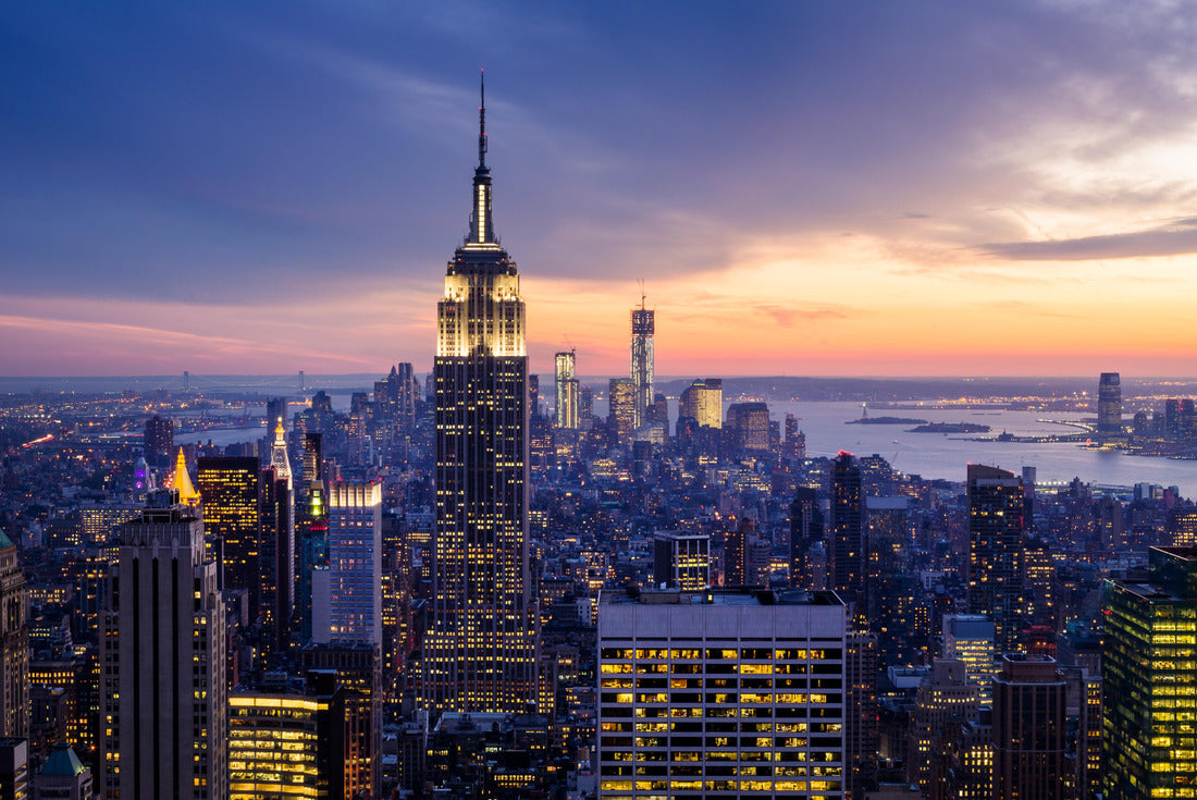Noah Jigsaw Puzzle New York City with skyscrapers at sunset 2000 pieces