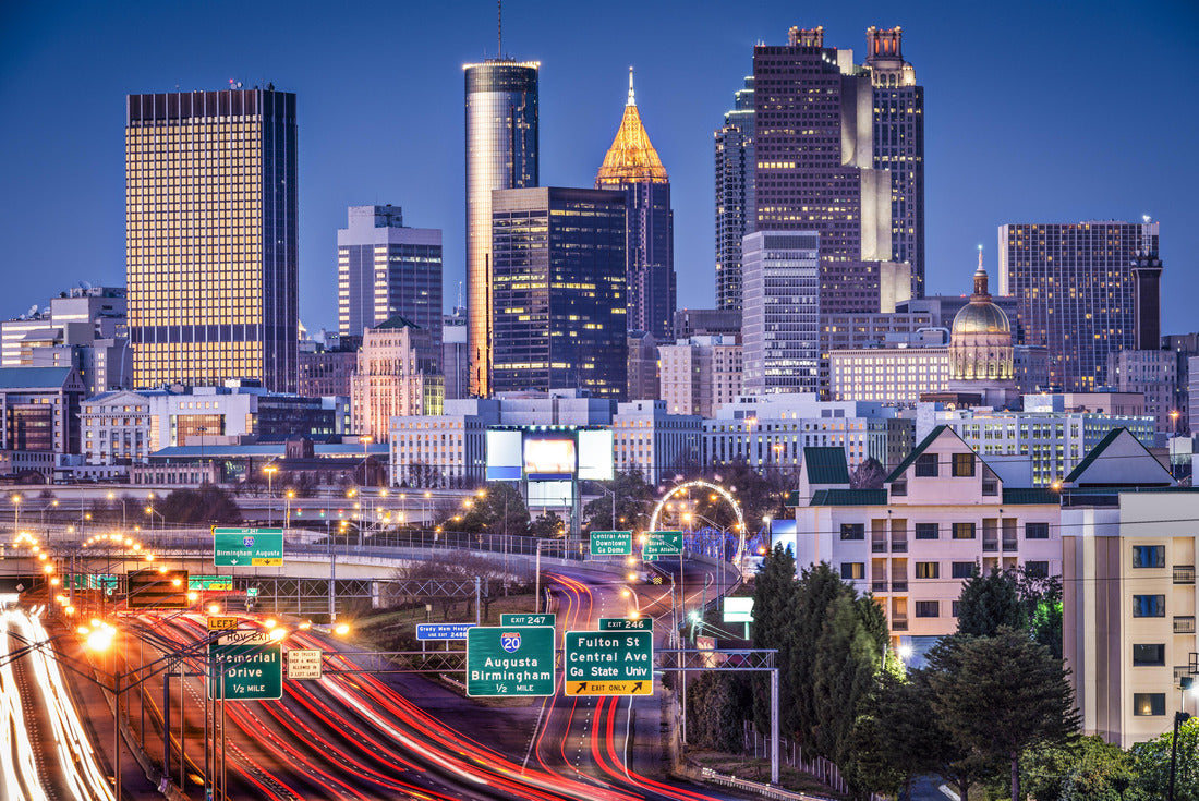 Noah Jigsaw Puzzle Atlanta, Georgia, USA twilight rush hour 2000 pieces