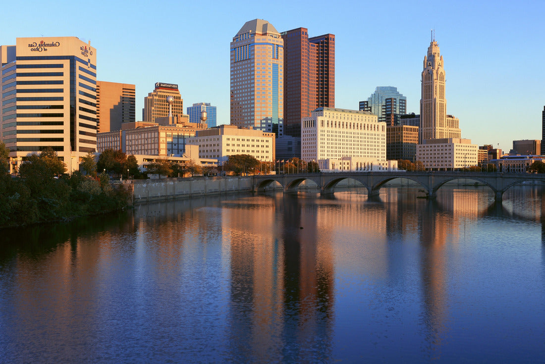 Noah Jigsaw Puzzle Scioto River and Columbus skyline in Ohio 2000 pieces