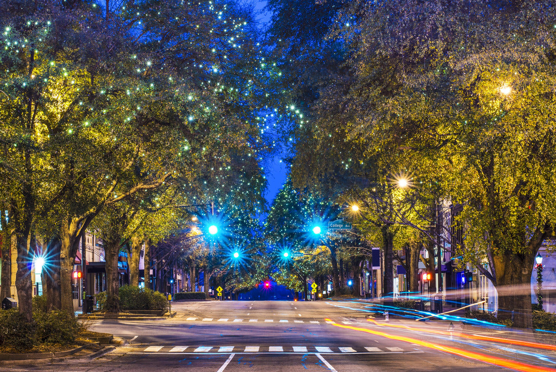 Noah Jigsaw Puzzle Downtown Athens, Georgia, USA night scene 2000 pieces