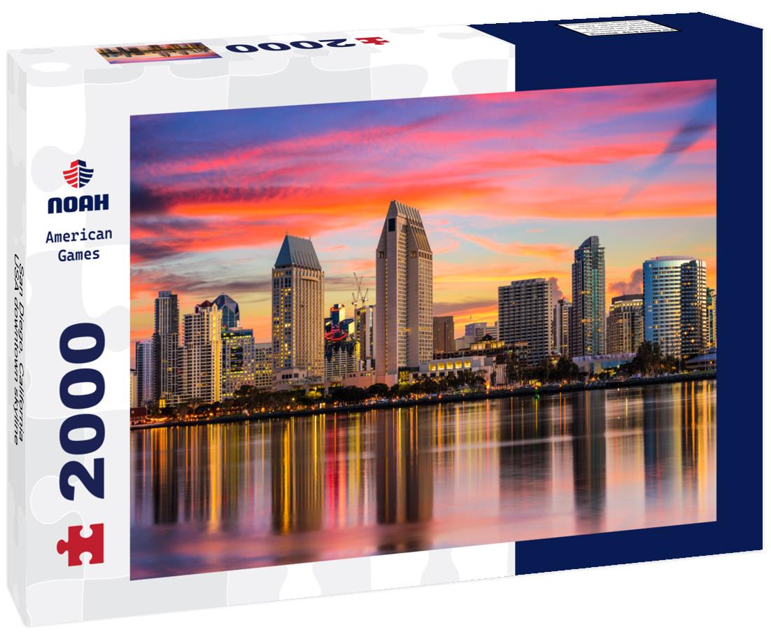 Noah Jigsaw Puzzle San Diego, California, USA downtown skyline 2000 pieces