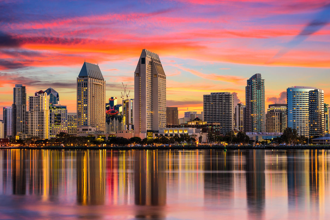 Noah Jigsaw Puzzle San Diego, California, USA downtown skyline 2000 pieces