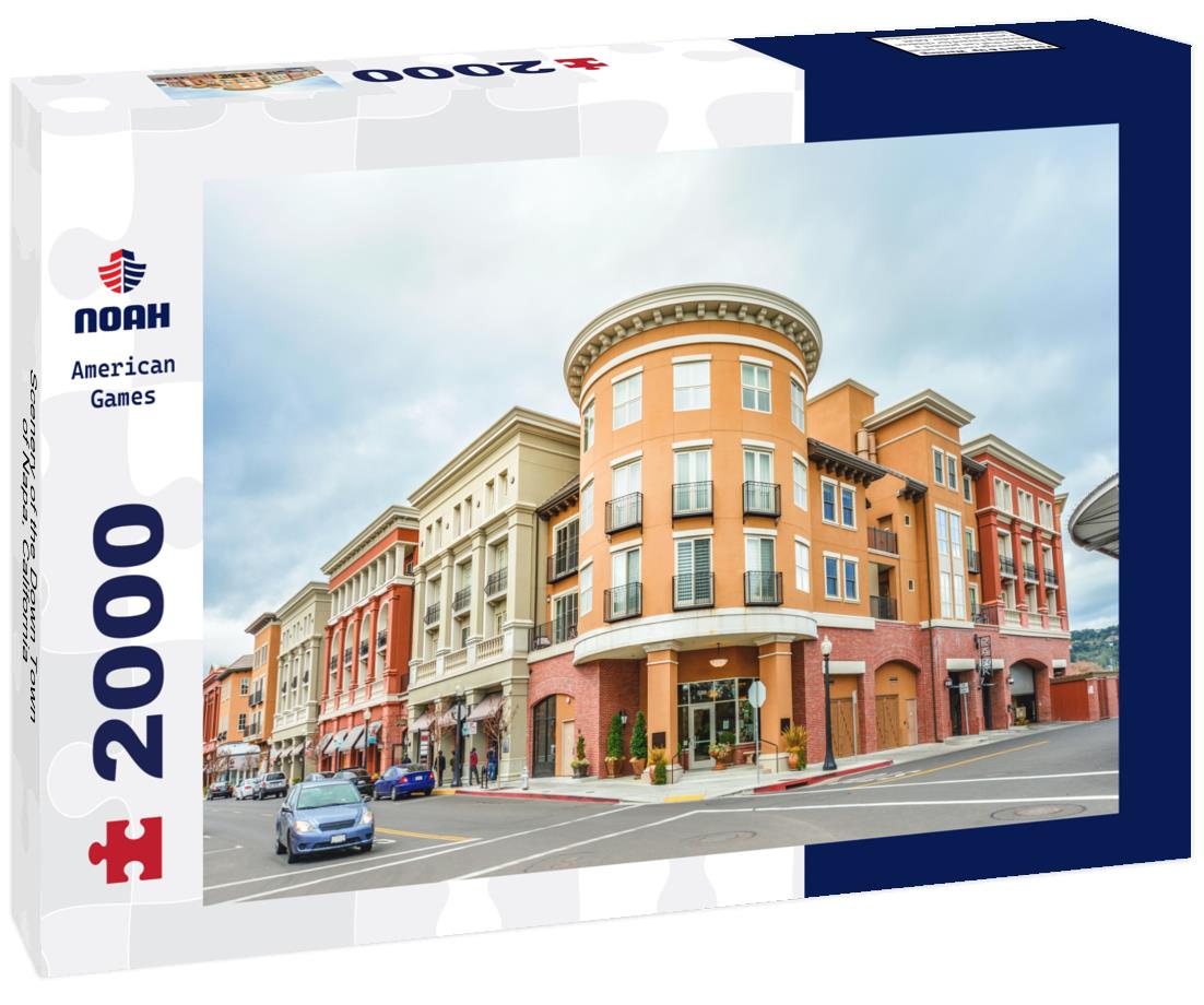 Noah Jigsaw Puzzle Scenery of the Down Town of Napa, California 2000 pieces