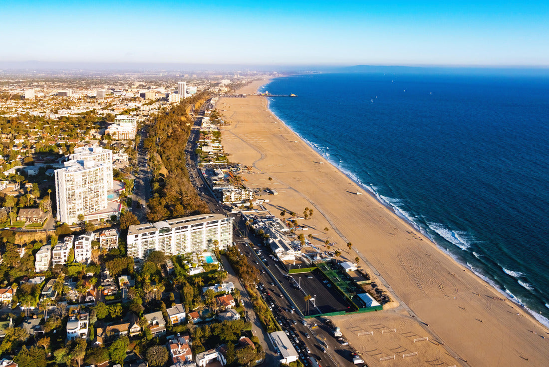 Noah Jigsaw Puzzle Aerial view of the beach in Santa Monica, CA 2000 pieces
