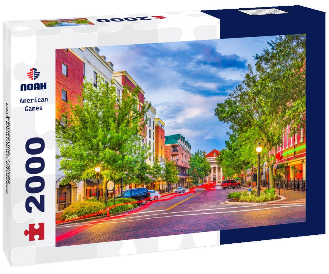 Noah Jigsaw Puzzle Gainesville, Florida, USA Downtown cityscape 2000 pieces