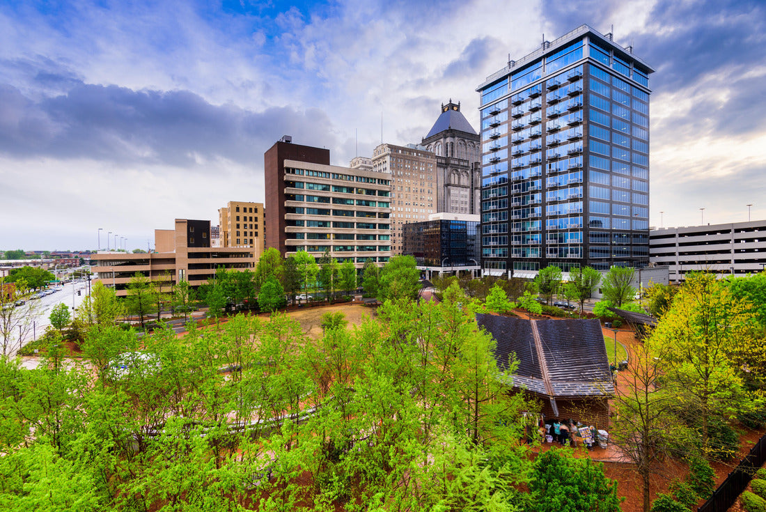 Noah Jigsaw Puzzle Greensboro, North Carolina, USA downtown skyline 2000 pieces