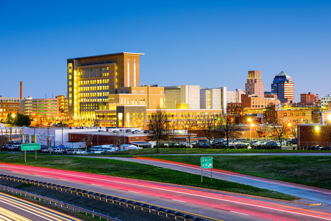 Noah Jigsaw Puzzle Durham, North Carolina, USA downtown city skyline 2000 pieces