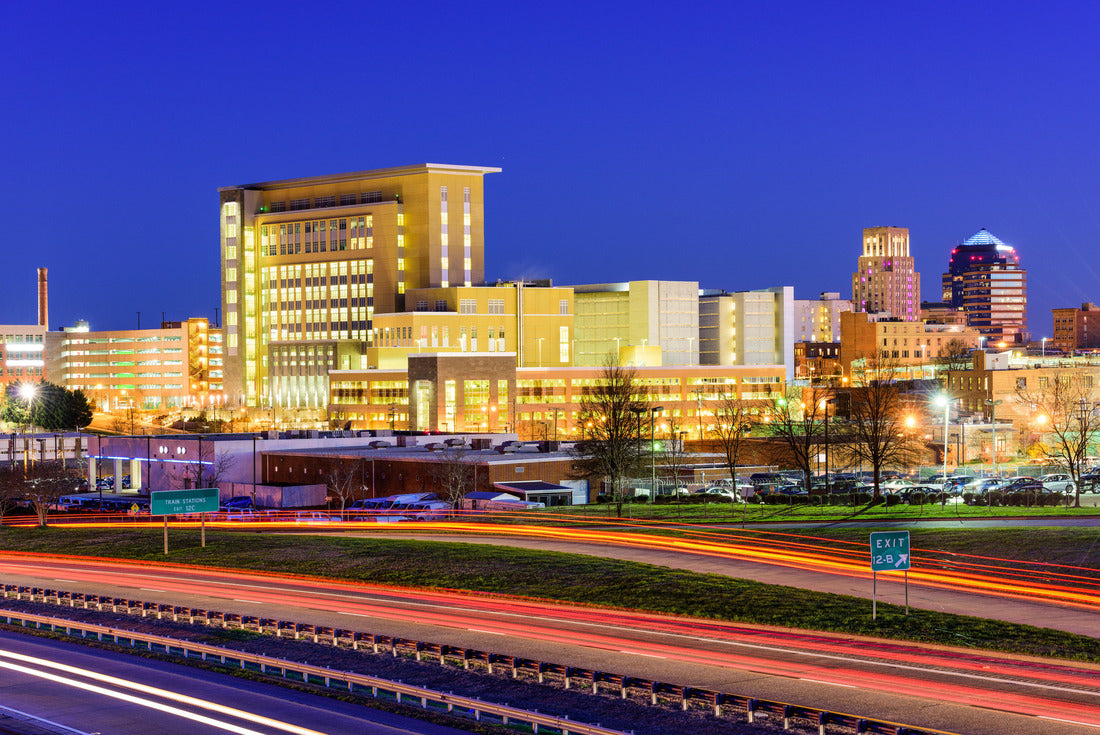 Noah Jigsaw Puzzle Durham, North Carolina, USA downtown city skyline 2000 pieces