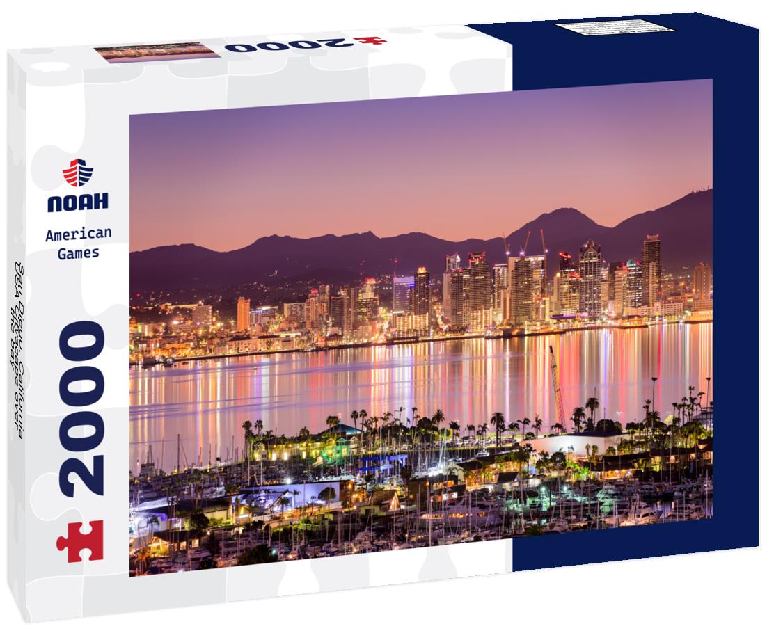 Noah Jigsaw Puzzle San Diego, California, USA Cityscape over the bay 2000 pieces
