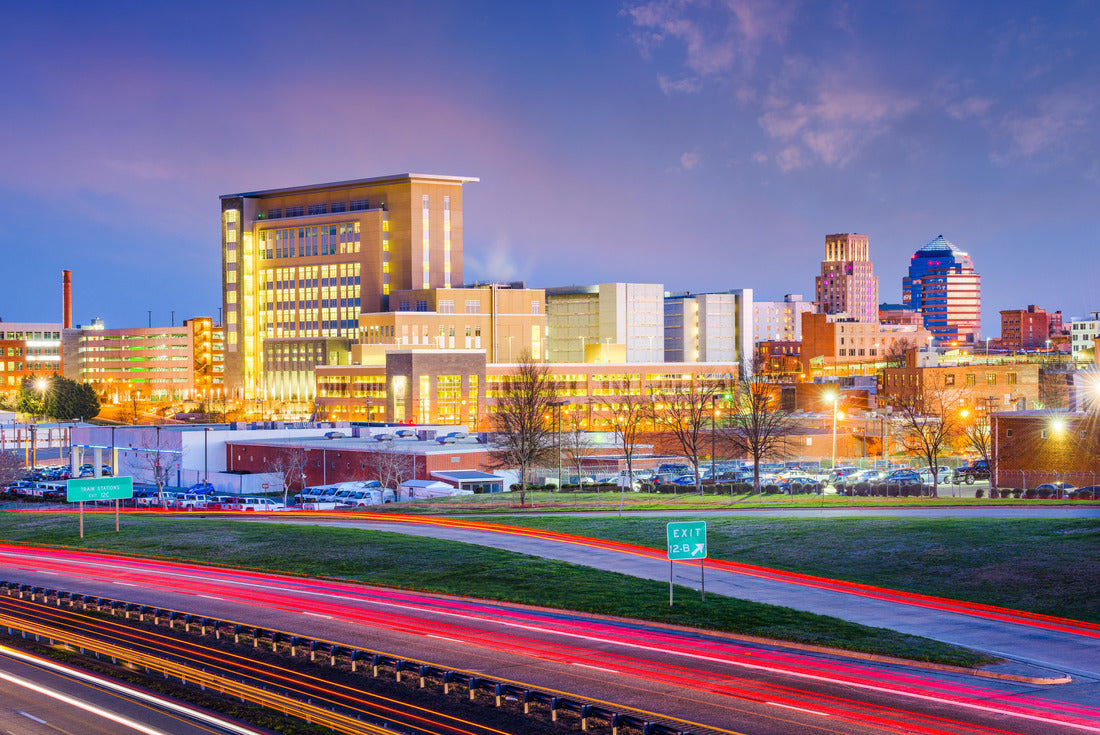 Noah Jigsaw Puzzle Durham, North Carolina, USA downtown city skyline 2000 pieces