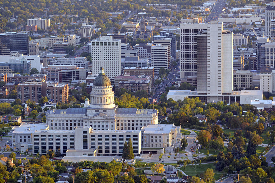 Noah Jigsaw Puzzle Salt Lake City skyline with Capitol building, Utah 2000 pieces
