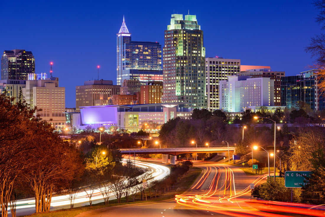 Noah Jigsaw Puzzle Raleigh, North Carolina, USA downtown city skyline 2000 pieces