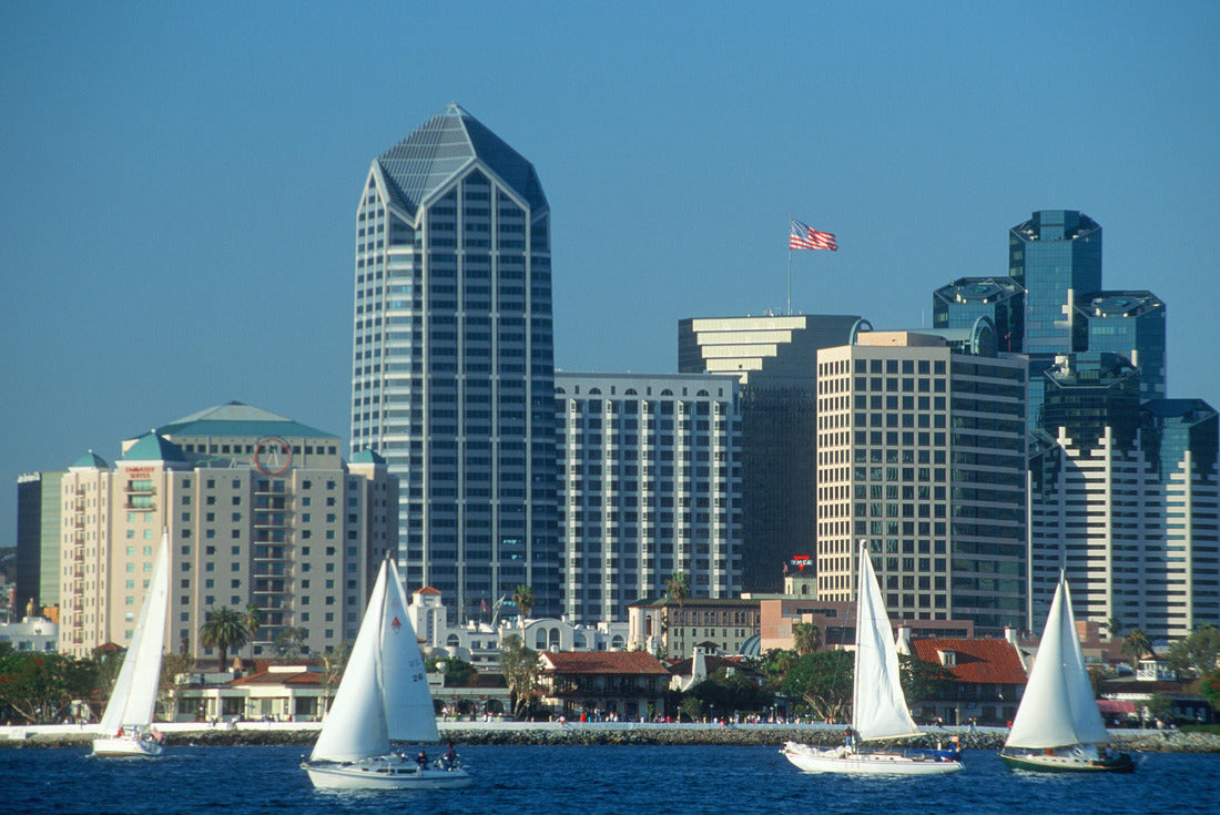 Noah Jigsaw Puzzle Skyline of San Diego, California, from Coronado Bay 2000 pieces