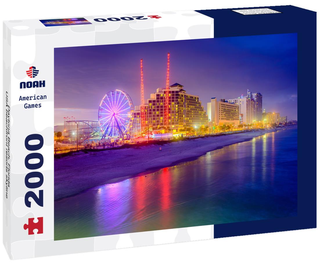 Noah Jigsaw Puzzle Daytona Beach, Florida, USA beachfront resorts skyline 2000 pieces