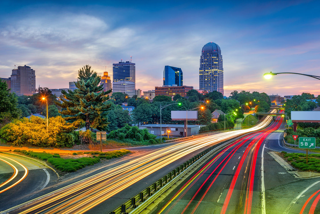 Noah Jigsaw Puzzle Winston-Salem, North Carolina, USA skyline and highway 2000 pieces