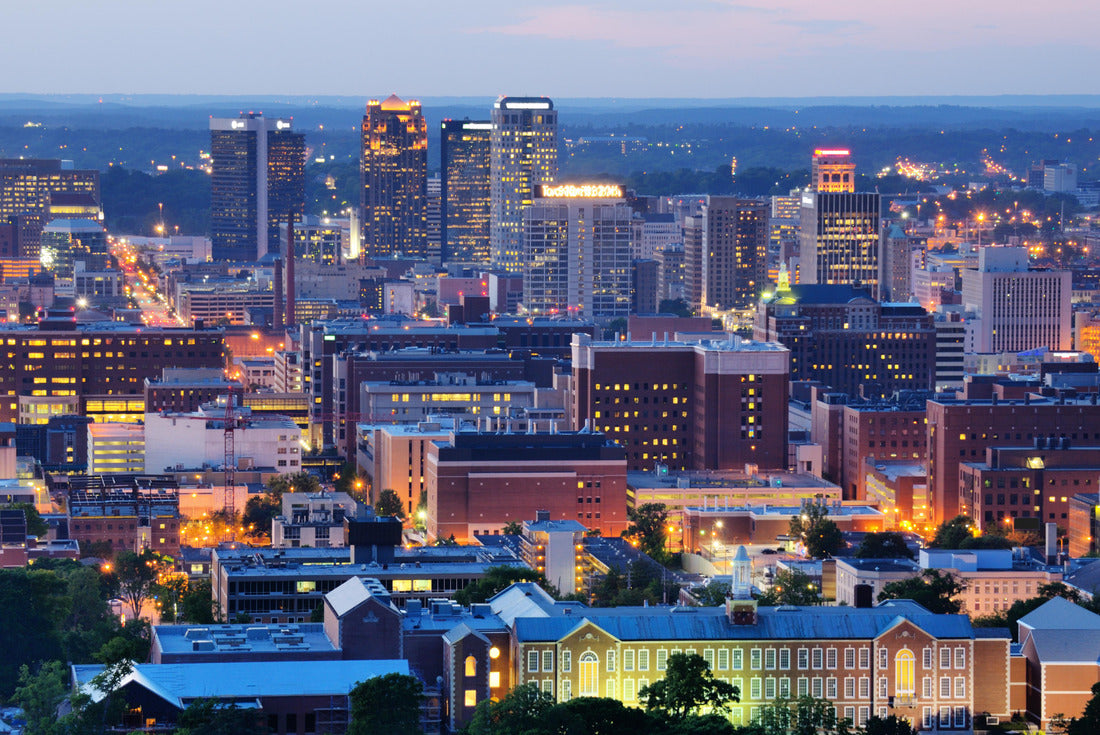 Noah Jigsaw Puzzle Metropolitan skyline of downtown Birmingham, Alabama, USA 2000 pieces