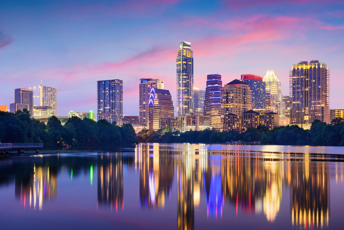 Noah Jigsaw Puzzle Austin, Texas, USA downtown skyline at the Colorado River 2000 pieces