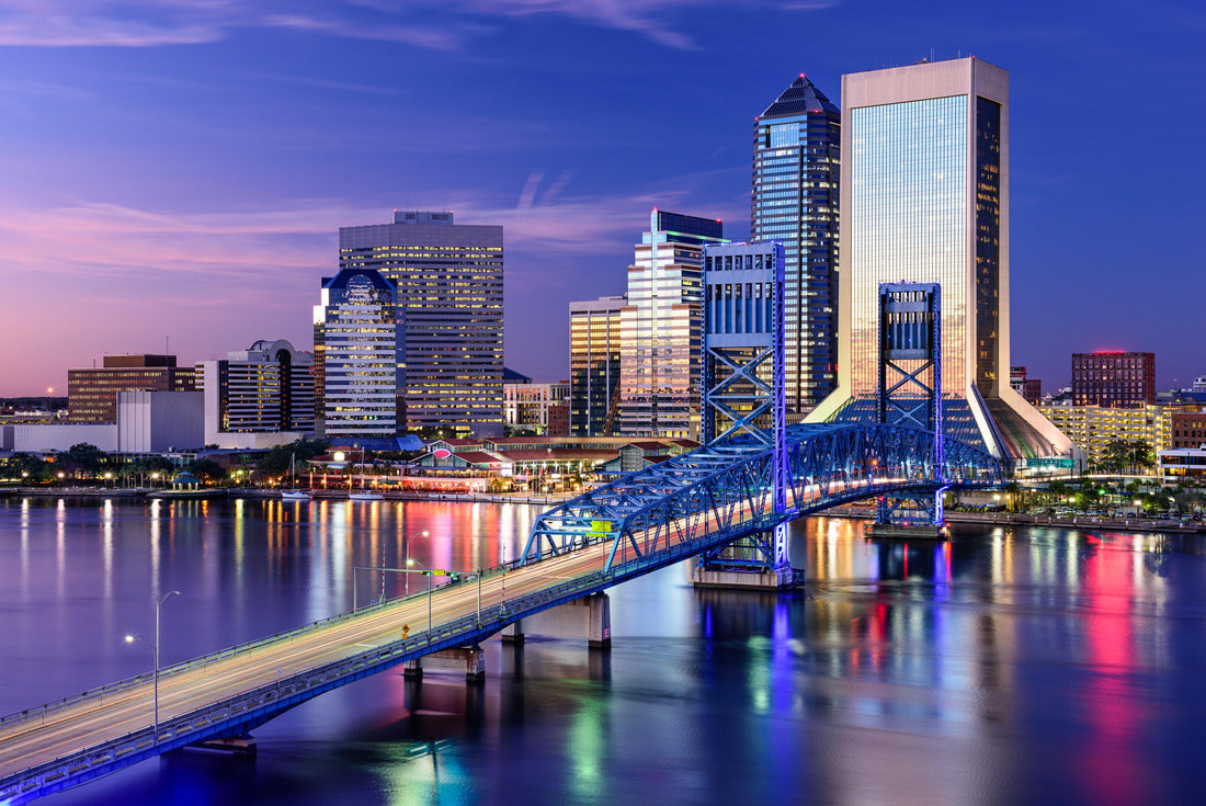 Noah Jigsaw Puzzle Jacksonville, Florida, USA City skyline on St. Johns River 2000 pieces