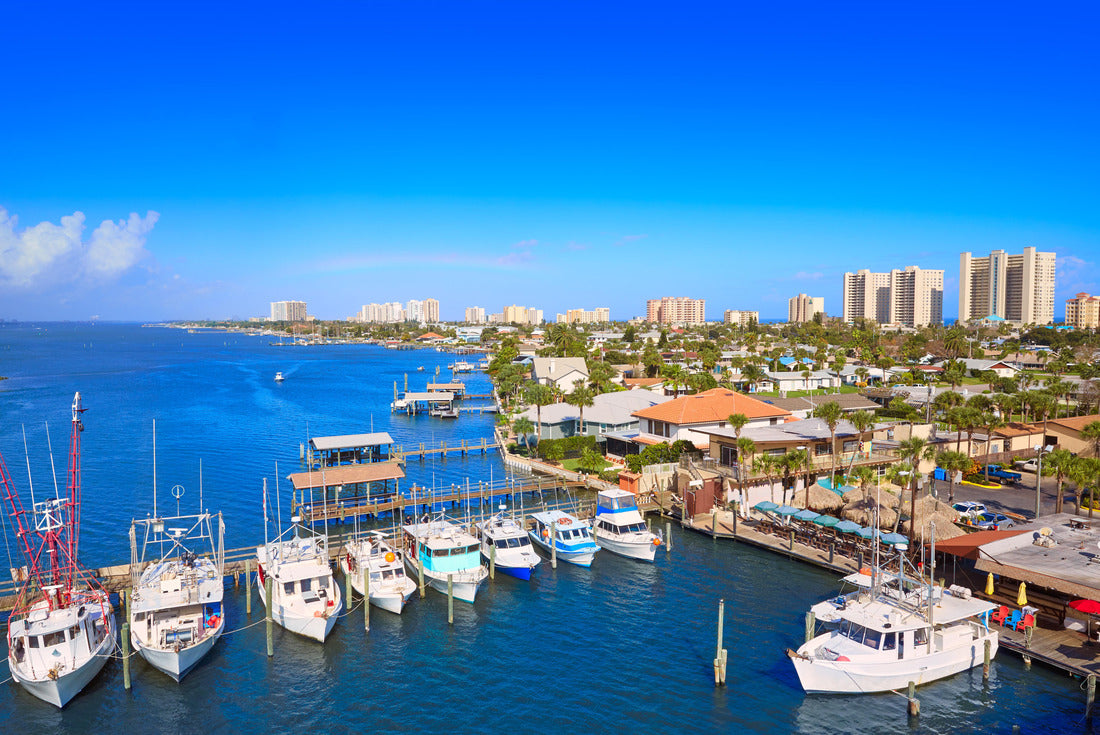 Noah Jigsaw Puzzle Daytona Beach in Florida aerial at Port Orange marina of USA 2000 pieces