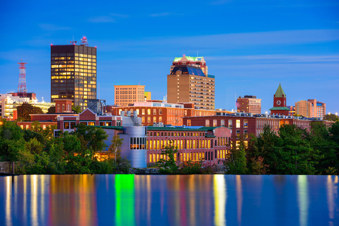 Noah Jigsaw Puzzle Manchester, New Hampshire, USA skyline at the Merrimack River 2000 pieces