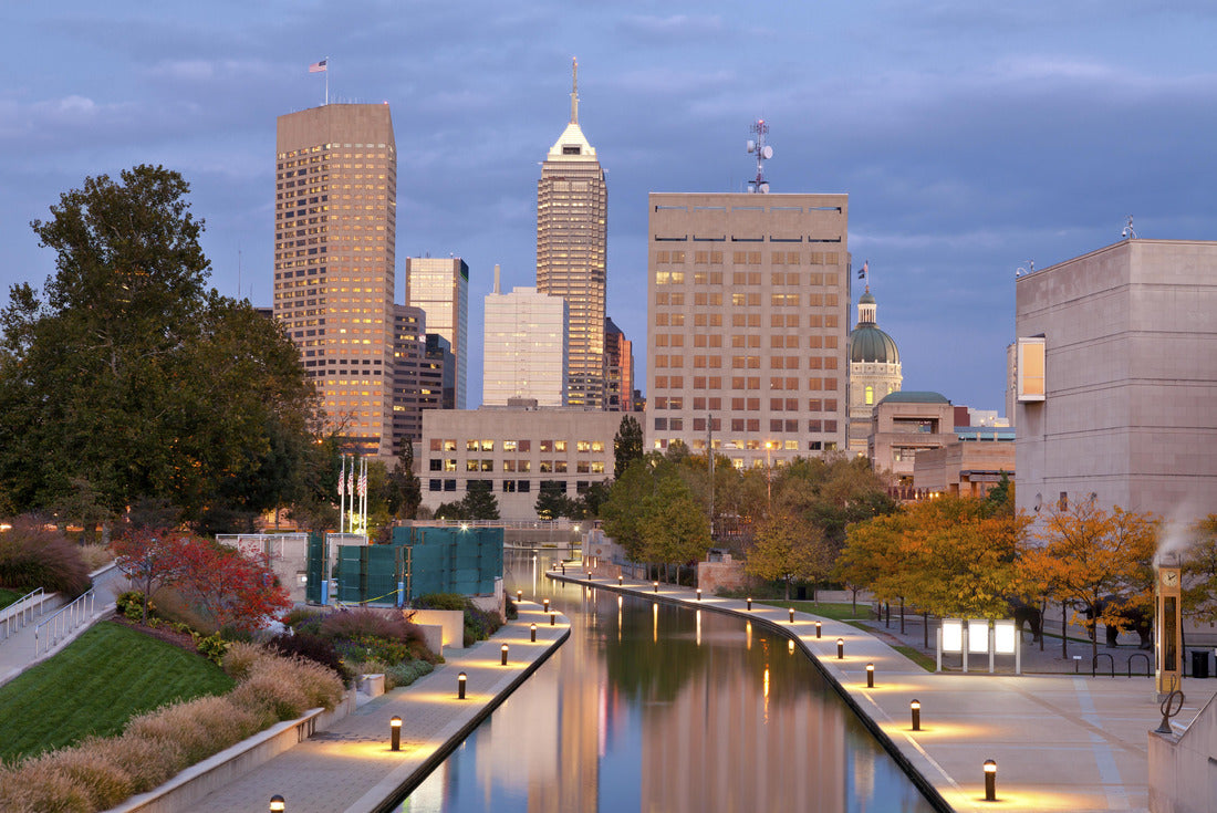 Noah Jigsaw Puzzle Indianapolis. Image of downtown Indianapolis, Indiana in autumn 2000 pieces