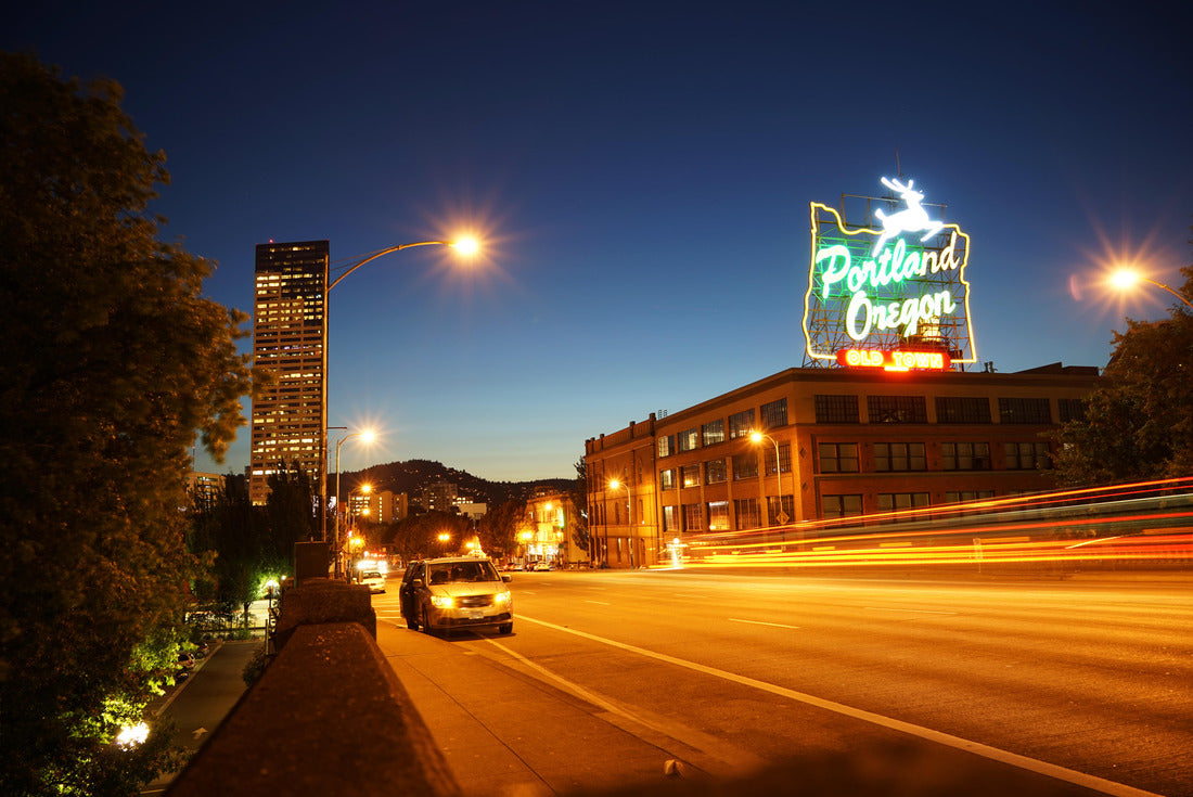 Noah Jigsaw Puzzle Portland Downtown at Night, Portland, Oregon, United States of America 2000 pieces
