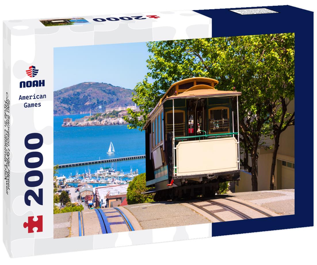 Noah Jigsaw Puzzle San francisco Hyde Street Cable Car Tram of the Powell-Hyde in California USA 2000 pieces