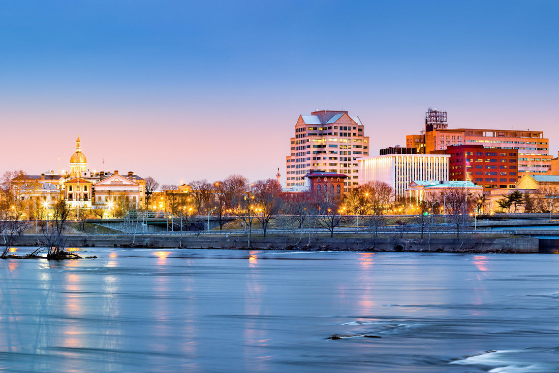 Noah Jigsaw Puzzle Trenton skyline panorama at dawn. Trenton is the capital of the US state of New Jersey 2000 pieces