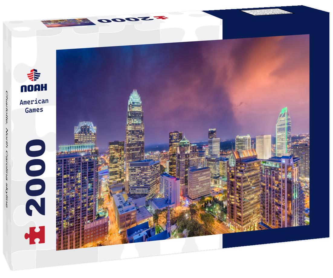 Noah Jigsaw Puzzle Charlotte, North Carolina skyline 2000 pieces