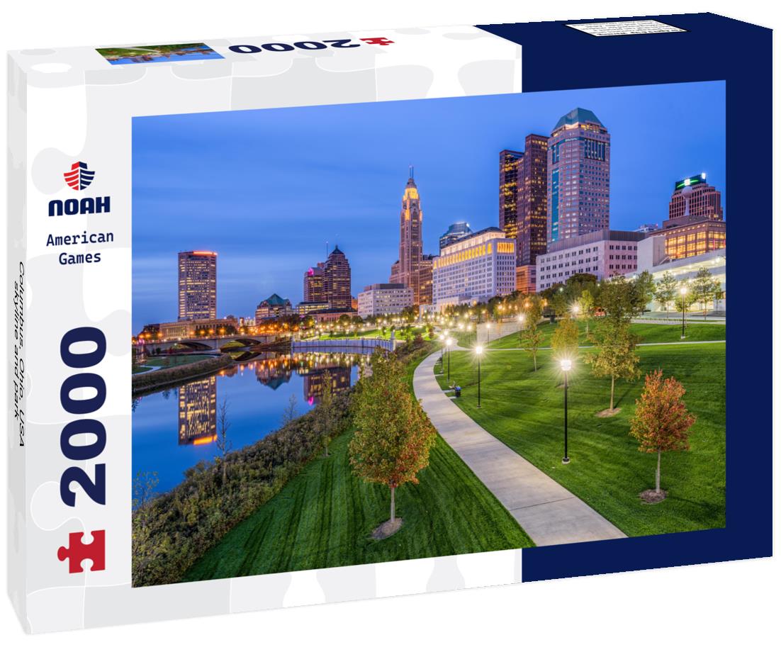 Noah Jigsaw Puzzle Columbus, Ohio, USA skyline and park 2000 pieces